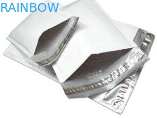 Anti borsa statica della guarnizione tre della stagnola posteriore trasparente laterale della parte anteriore con la tacca dello strappo e della chiusura lampo