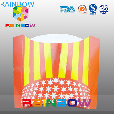 Biodegradabile porti via l'imballaggio eliminabile della patata fritta della scatola di carta