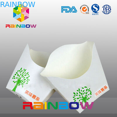 eliminabili su misura portano via il contenitore d'imballaggio di patata fritta di carta del fondo piatto