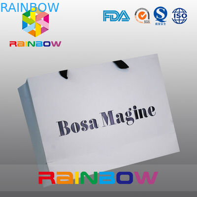 Sacchi di carta su misura amichevoli eco- con la maniglia per l'imballaggio dell'abito