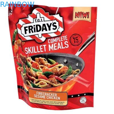 La chiusura sottovuoto dell'alimento dell'isolamento del di alluminio insacca il sacchetto della storta con la chiusura lampo per i supplementi