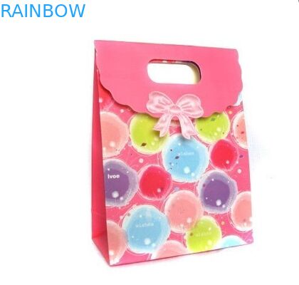 Sacco di carta stampato variopinto per il regalo/Candy, sacco di carta su misura con la maniglia