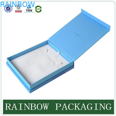 Caso su ordinazione di Jewelly degli azzurri di dimensione, scatola di cartone di Grazioso per la scatola di Jewelly