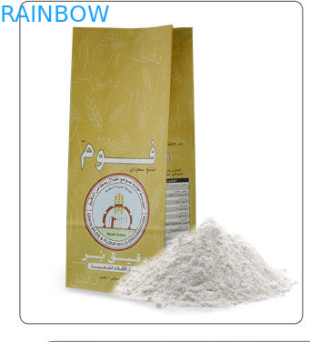 Cima su misura dei sacchi di carta di Brown Kraft del fondo piatto aperta per lo spuntino