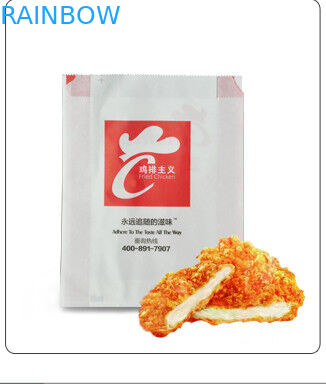 I sacchi di carta su misura bianco per il pane tostato del formaggio e della pasticceria che imballa, portano via la borsa