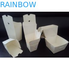 Una scatola di carta per la tagliatella che imballa, scatola di carta di uso di volta per alimento cinese