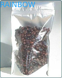 borse dello spuntino 100g che imballano la stagnola anteriore della parte posteriore di Transprent con la chiusura lampo