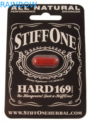 Carta di carta d'attaccatura per le capsule/pillole sessuali maschii di potenziamento con il foro di riempimento