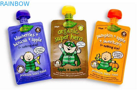 Transprent parteggia sacchetto del rinforzo per l'acqua/bevanda, Doypack con la chiusura lampo