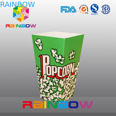 Sacchi di carta su misura progettazione unica, sacchi di carta del popcorn dell'America