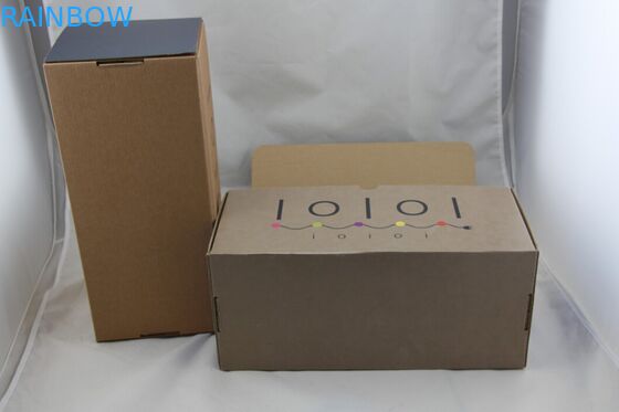 Scatola di carta pieghevole per le scarpe che imballano con il logo stampato abitudine