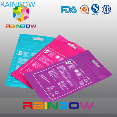 L'intestazione di OPP insacca con la striscia adesiva per il tessuto/borse stampate del cellofan con il logo