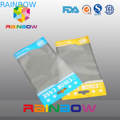 Borse autoadesive della testa del opp della guarnizione, borse d'imballaggio della chiara cancelleria di plastica