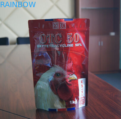 Il sacchetto stampato su misura dell'alimento per animali domestici/sta sulla borsa d'imballaggio dell'alimento per animali domestici con la chiusura lampo