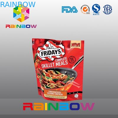 Sacchetti di plastica a chiusura lampo diritti di auto del commestibile che imballano la borsa della storta