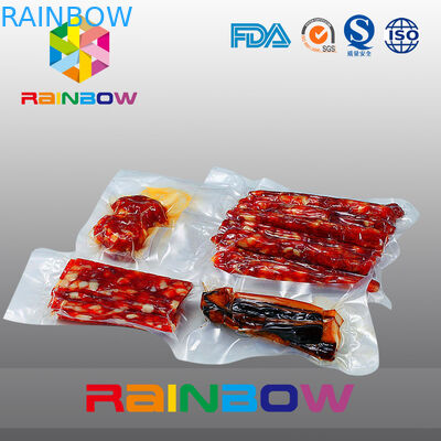 La chiusura sottovuoto di plastica dell'alimento insacca/l'imballaggio di stoccaggio alimento di vuoto