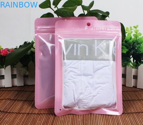 Afferri i sacchetti di plastica della chiusura lampo della guarnizione per i vestiti/abito che imballa chiaro anteriore