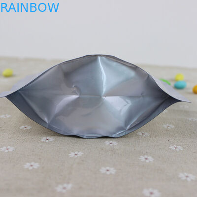 Sacchetti di plastica di alluminio di auto del sacchetto a chiusura lampo d'argento diritto del che imballano per i semi della quinoa