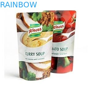 Sacchetto diritto dell'alimento di auto che imballa per la minestra del curry/borsa impermeabile della minestra del curry