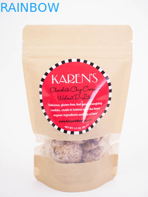 L'abitudine ha stampato i sacchetti di plastica che allineati stagnola risigillabile dei biscotti imballare a chiusura lampo sta sul sacchetto