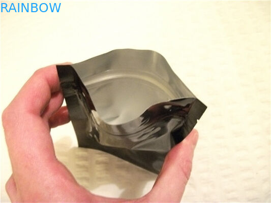 Borsa a chiusura lampo non stampata lucida di Mylar di 10 x 15 pianure per le capsule che imballano sacchetto con la chiusura lampo