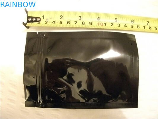 Borsa a chiusura lampo non stampata lucida di Mylar di 10 x 15 pianure per le capsule che imballano sacchetto con la chiusura lampo