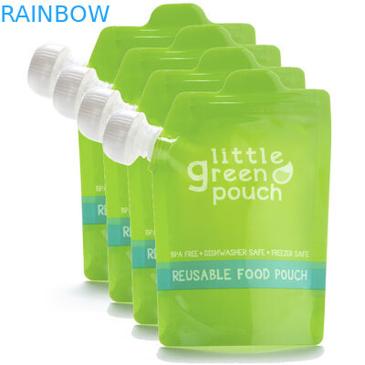 Sacchetti vivi del becco degli alimenti per bambini di stampa con il becco inferiore dell'angolo e del rinforzo