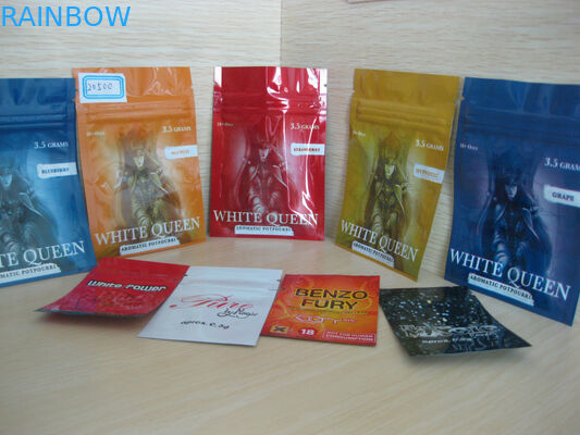 L'incenso di erbe a chiusura lampo del di alluminio che imballa/tabacco che non dà fumo/tabacco da masticare insacca