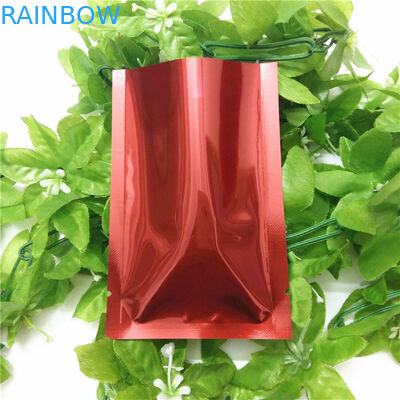 La chiusura lampo di Mylar stampata abitudine insacca la borsa rossa di Mylar con la dimensione del supporto per l'imballaggio di stoccaggio dell'alimento