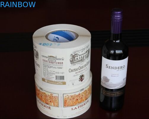 La manica impermeabile su misura degli strizzacervelli del vino rosso di progettazione identifica l'etichetta autoadesiva della bottiglia