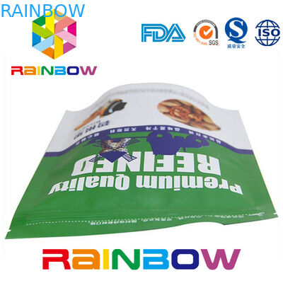 Tacca d'imballaggio stampata su misura della chiusura lampo e dello strappo del sacchetto matto del pacchetto di Doy
