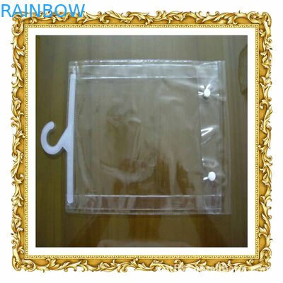 Sacchetti di plastica risigillabili che imballano per i vestiti uomini/della biancheria intima con l'esposizione del gancio