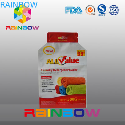 Su misura stampando la borsa di imballaggio di plastica per la polvere del detersivo di lavanderia 500g/detersivo