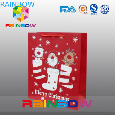 Sacchi di carta su misura biodegradabili con la corda dei pp per l'imballaggio delle bottiglie del vino rosso