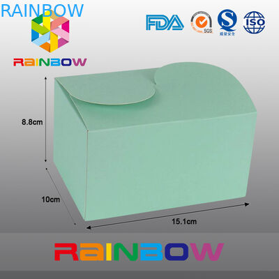 Contenitore verde di carta kraft Per l'imballaggio del regalo, la stampa su misura e la dimensione