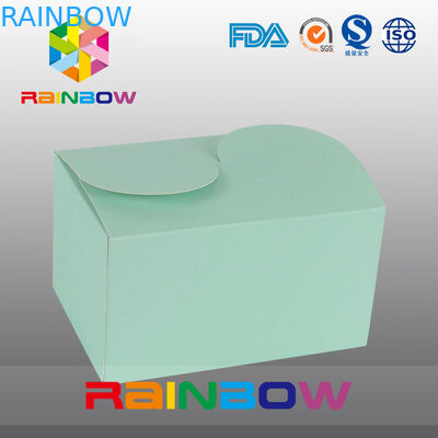 Contenitore verde di carta kraft Per l'imballaggio del regalo, la stampa su misura e la dimensione