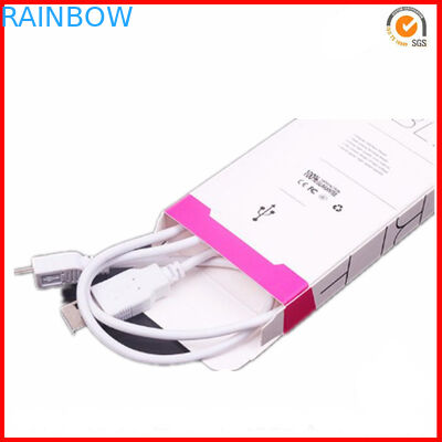 Scatola d'imballaggio d'imballaggio pieghevole del caricatore dell'automobile della scatola di carta con il logo stampato