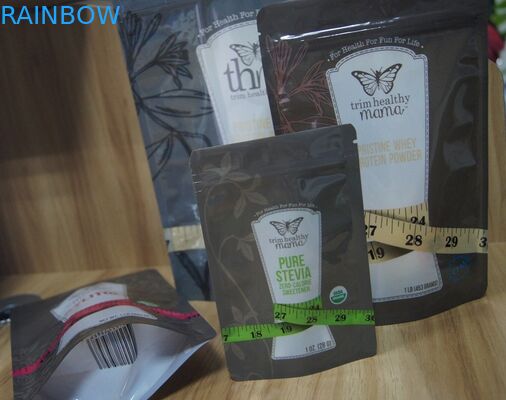 Sacchetti di plastica di Doypack dello zucchero differente di sapore PE/dell'ANIMALE DOMESTICO che imballano con la chiusura lampo