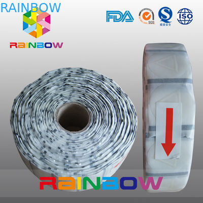 Rotoli l'avvertimento tattile della chiara etichetta riciclabile del triangolo per Blindman/autoadesivi