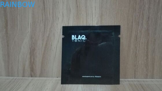 la piccola guarnizione della presa di 5cm x di 5cm insacca il colore nero per l'imballaggio della polvere della spezia