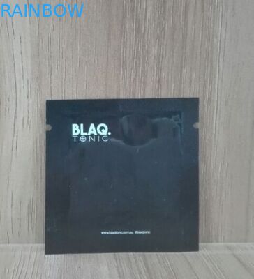 la piccola guarnizione della presa di 5cm x di 5cm insacca il colore nero per l'imballaggio della polvere della spezia