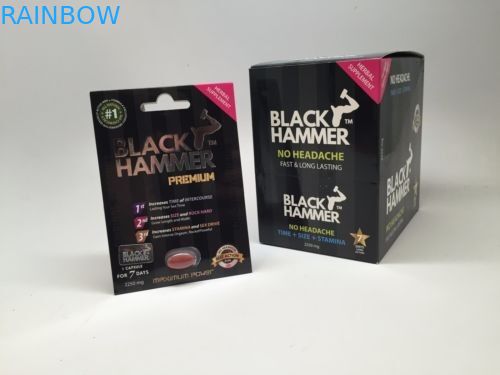 Scatola di carta della mamba rossa per l'imballaggio delle pillole/carta di potenziamento del sesso maschile