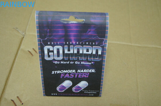 Scatola di carta della mamba rossa per l'imballaggio delle pillole/carta di potenziamento del sesso maschile