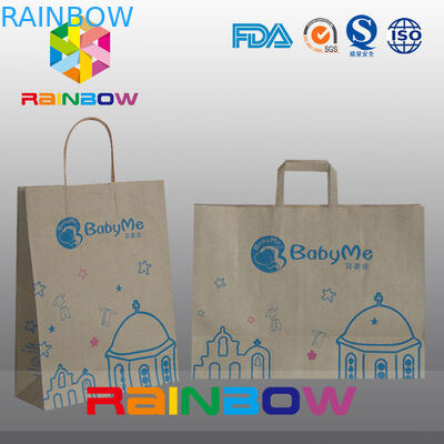 Sacco di carta su misura variopinto stampato del regalo dei sacchi di carta per i panni/scarpe