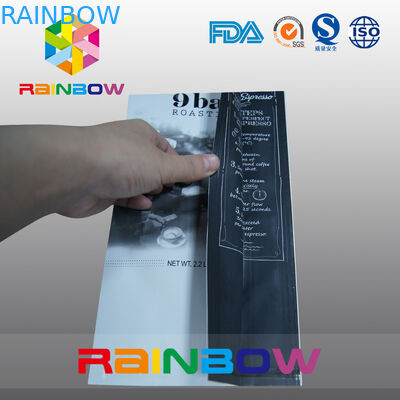 Sacchetto del caffè del di alluminio di progettazione/borsa di caffè su misura rinforzo 5lb del lato con la valvola