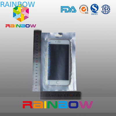 Telefono statico della borsa della chiara finestra della fonte anti che imballa con un foro di caduta