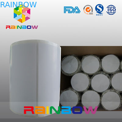 La manica degli strizzacervelli di rettangolo della pianura del rotolo carta bianca/in bianco di nessuna stampa identifica la dimensione su ordinazione