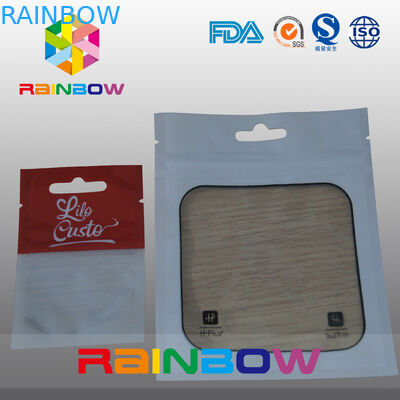 Sacchetti di plastica della borsa a chiusura lampo di Mylar che imballano con la finestra trasparente per le merci