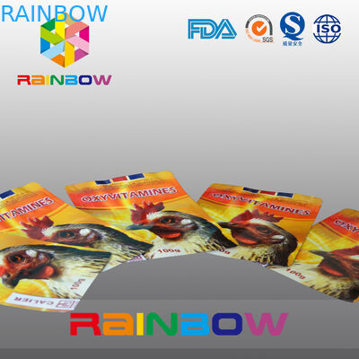 Sacchetto dell'alimento per animali domestici di rotocalcografia con la chiusura lampo/borsa sigillabile ri- dell'alimento animale