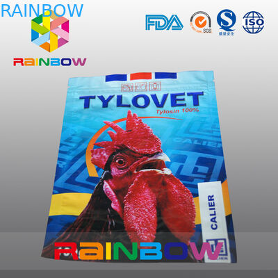 Sacchetto dell'alimento per animali domestici di rotocalcografia con la chiusura lampo/borsa sigillabile ri- dell'alimento animale